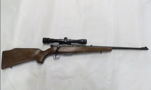 lot 8 image: Savage Model 340 Series E 22 Hornet with Tasco Scope