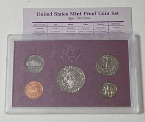 lot 4 image: 1989 US Mint Proof Set