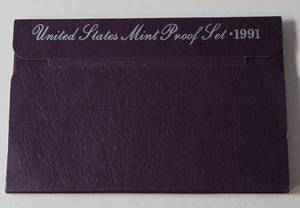 lot 6 image: 1991 US Mint Proof Set