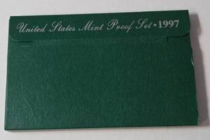 lot 8 image: 1997 US Mint Proof Set