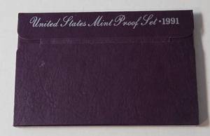 lot 11 image: 1991 US Mint Proof Set