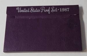 lot 12 image: 1987 US Proof Set