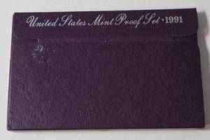 lot 13 image: 1991 US Proof Mint Set