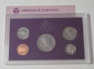 lot 13 image: 1991 US Proof Mint Set