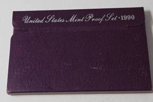 lot 15 image: 1990 US Mint Proof Set