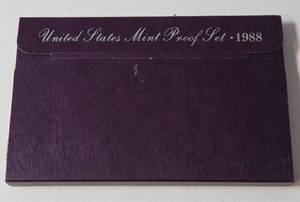 lot 20 image: 1988 US Mint Proof Set