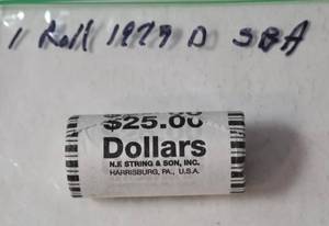 lot 39 image: 1 Roll 1979 D SBA   -  Dollar Mint  