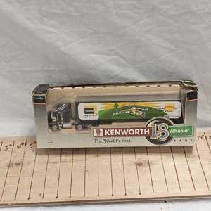 lot 111 image: Liberty Cast Ag-Chem Kenworth 18 Wheeler Bank, Tattered Box, Truck as New