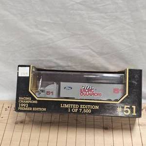 lot 114 image: Racing Champions, Ford 51 Nascar Semi Transporters, As New