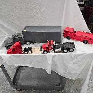 lot 94 image: Nylint Clasic Semi and Trailer and other Misc