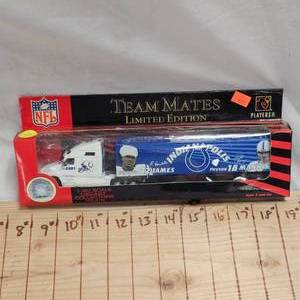 lot 131 image: NFL Indianapolis Colts Payton Manning Truck n Trailer