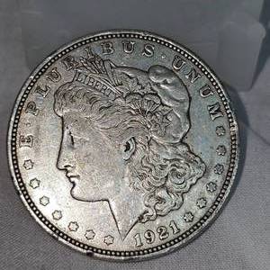 lot 30 image: 1921 Morgan $1