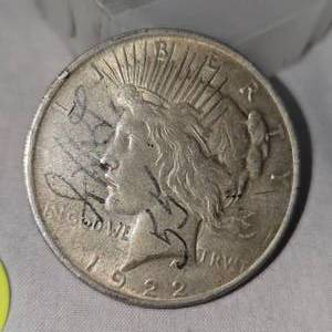 lot 56 image: 1922 Peace Dollar-$1