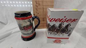 lot 50 image: Pair of Budweiser SteinsMugs as Pictured