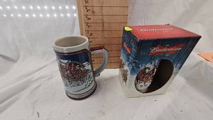 lot 53 image: Pair of Budweiser SteinsMugs as Pictured