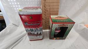 lot 56 image: Pair of Budweiser SteinsMugs as Pictured