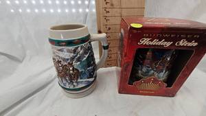 lot 57 image: Pair of Budweiser SteinsMugs as Pictured