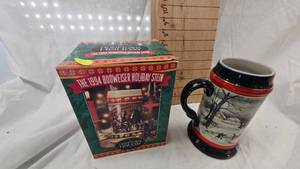 lot 58 image: Pair of Budweiser SteinsMugs as Pictured