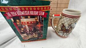 lot 59 image: Pair of Budweiser SteinsMugs as Pictured