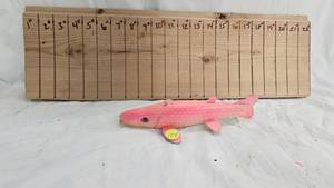 lot 104 image: Classic Bethel Spearing Fish Decoy