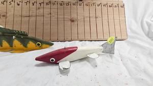 lot 110 image: Pair of Handcarved Fishing Decoys