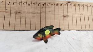 lot 147 image: D&B Hand Carved Fire Perch Spearing Decoy, As New