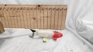 lot 96 image: Duey Johnston Ice Fishing Decoy The Hush Puppi