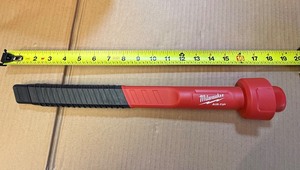 lot 20 image: Milwaukee AIR-TIP 1-14 in. - 2-12 in. WetDry Shop Vac Flexible Long Reach Crevice Tool 1 pc BRAND NEW