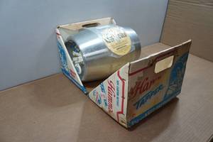 lot 9 image: Vintage Hamms Beer Aluminum 2.75 Gallon Pony Keg with Box