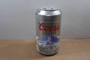 lot 29 image: Coors Light Beer 8-Can Can Shaped Mini Fridge