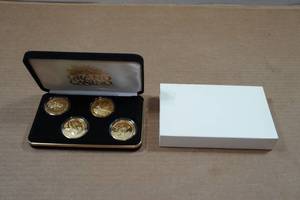 lot 61 image: 1997 Grand Casino Collectors Coin Set - Wildlife Series