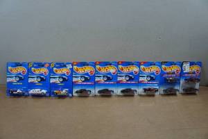 lot 144 image: Hot Wheels - Rigor-Motor, Limozeen, T-Bucket, Steel Stamp Series