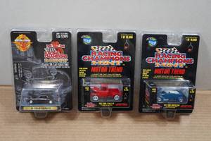 lot 153 image: Racing Champions Mint Motor Trend Die Casts - Cougar, Convertible, Ford Pickup