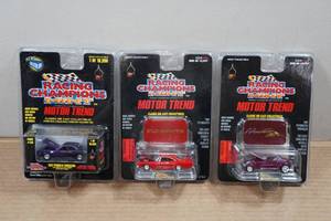 lot 155 image: Racing Champions Mint Motor Trend Die Casts - Plymouth Barracuda, Prowler