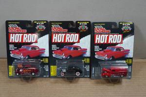 lot 161 image: Racing Champions Hot Rod Die Casts - Ford Coupe, Highboy Coupe, Custom Delivery