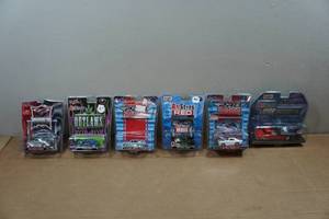 lot 189 image: Maisto Die Casts - Ford Coupe, Chevy Biscayne Wagon, Pickup, Camaro