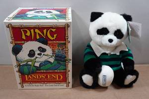 lot 219 image: Lands End Stuffed Limited Edition Stuffed Bear - Ping