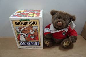 lot 220 image: Lands End Stuffed Limited Edition Stuffed Bear - Grabinski