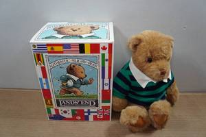 lot 223 image: Lands End Stuffed Limited Edition Stuffed Bear - Ruby Bear