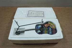 lot 249 image: Hamilton Collection Dale Earnhardt Guitar - 7 Time Champion - 1980
