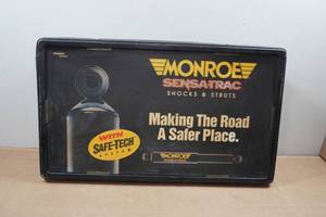 lot 257 image: Lighted Monroe Sens-Trac Advertising Sign
