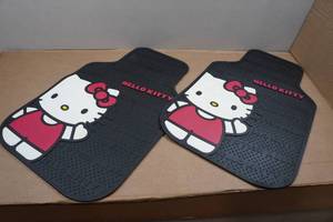 lot 288 image: Hello Kitty Car Floor Mats