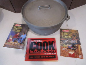 lot 26 image: Cast Iron Camp Kettle