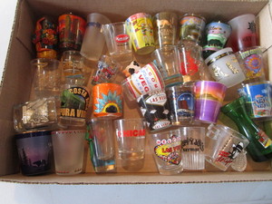 lot 38 image: Shot Glasses - Travel Souvenirs