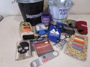 lot 56 image: Buckets, Koozies, Opener