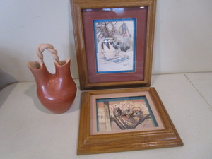 lot 61 image: Wedding Vase, Pottery Prints