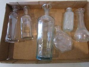 lot 66 image: Apothecary Bottles