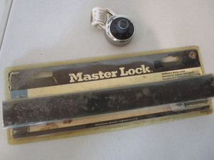 lot 75 image: OB Motor Lock & Padlock