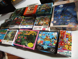 lot 90 image: Puzzles, Thirteen