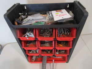 lot 107 image: Organizer, Trays wHardware